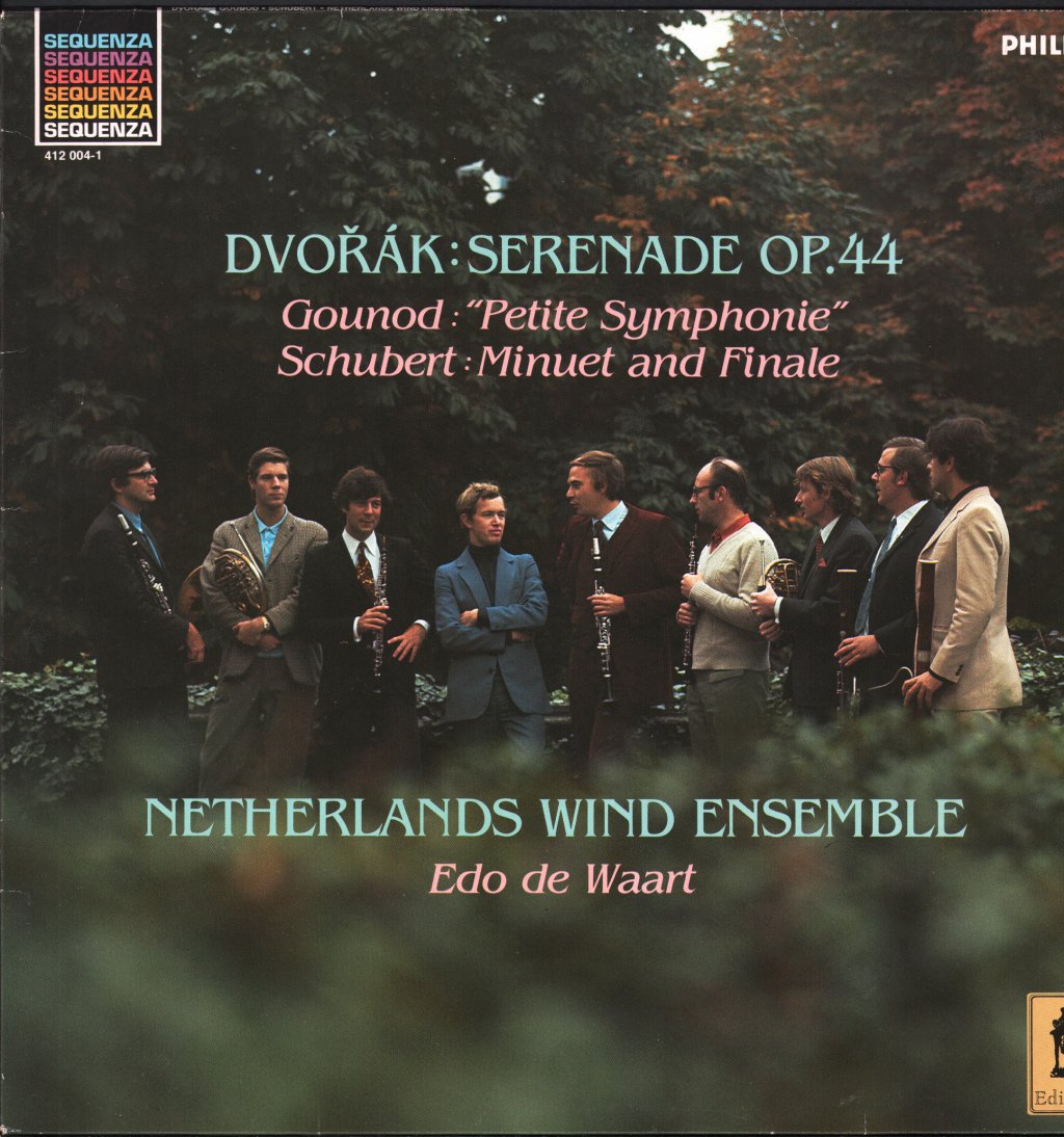 Netherlands Wind Ensemble / Edo De Waart - Dvorak - Serenade OP.44 / Gounod - Petite Symphonie / Schubert - Minuet And Finale - Lp