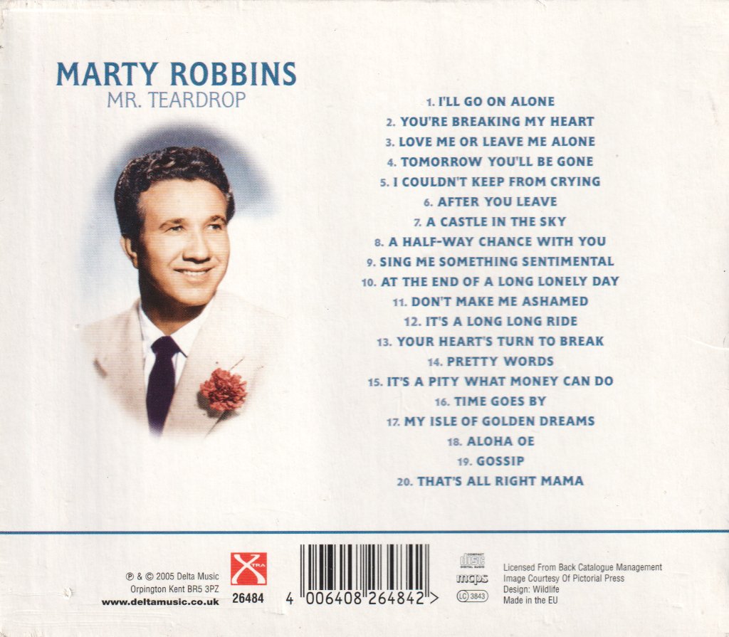 Marty Robbins - Mr Teardrop - Cd