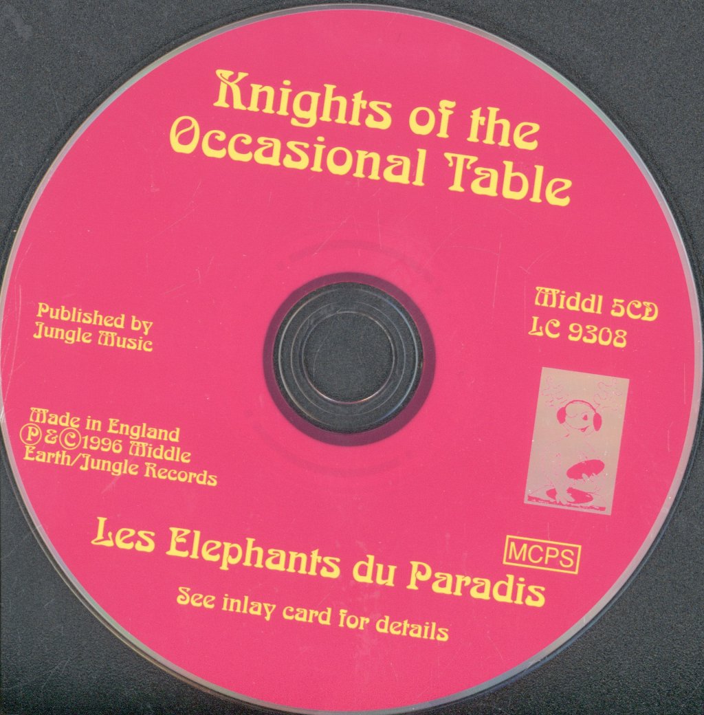 Knights Of The Occasional Table - Les Elephants Du Paradis - Cd