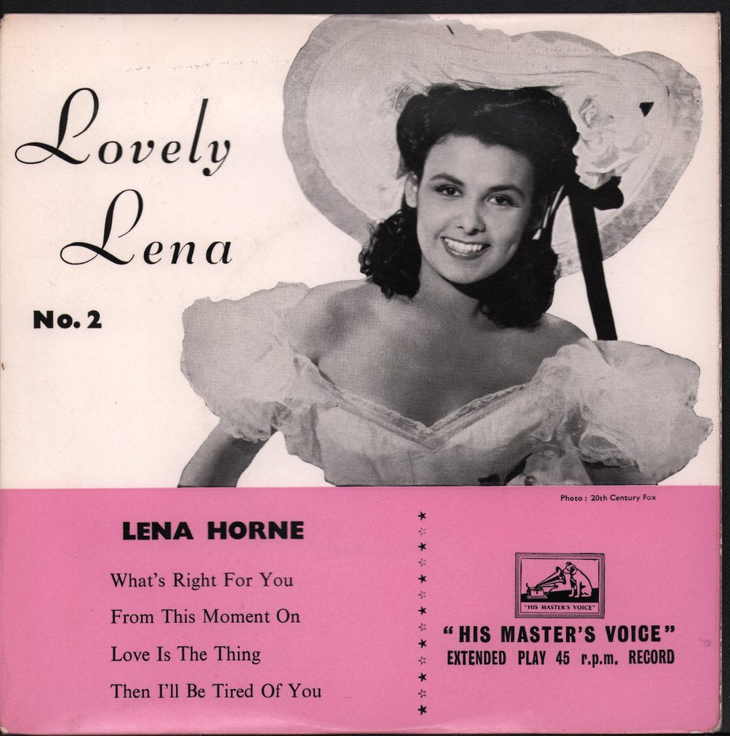 Lena Horne - Lovely Lena No 2 - 7 Inch