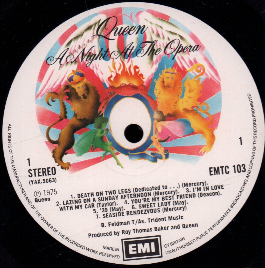 Queen - A Night At The Opera - Lp