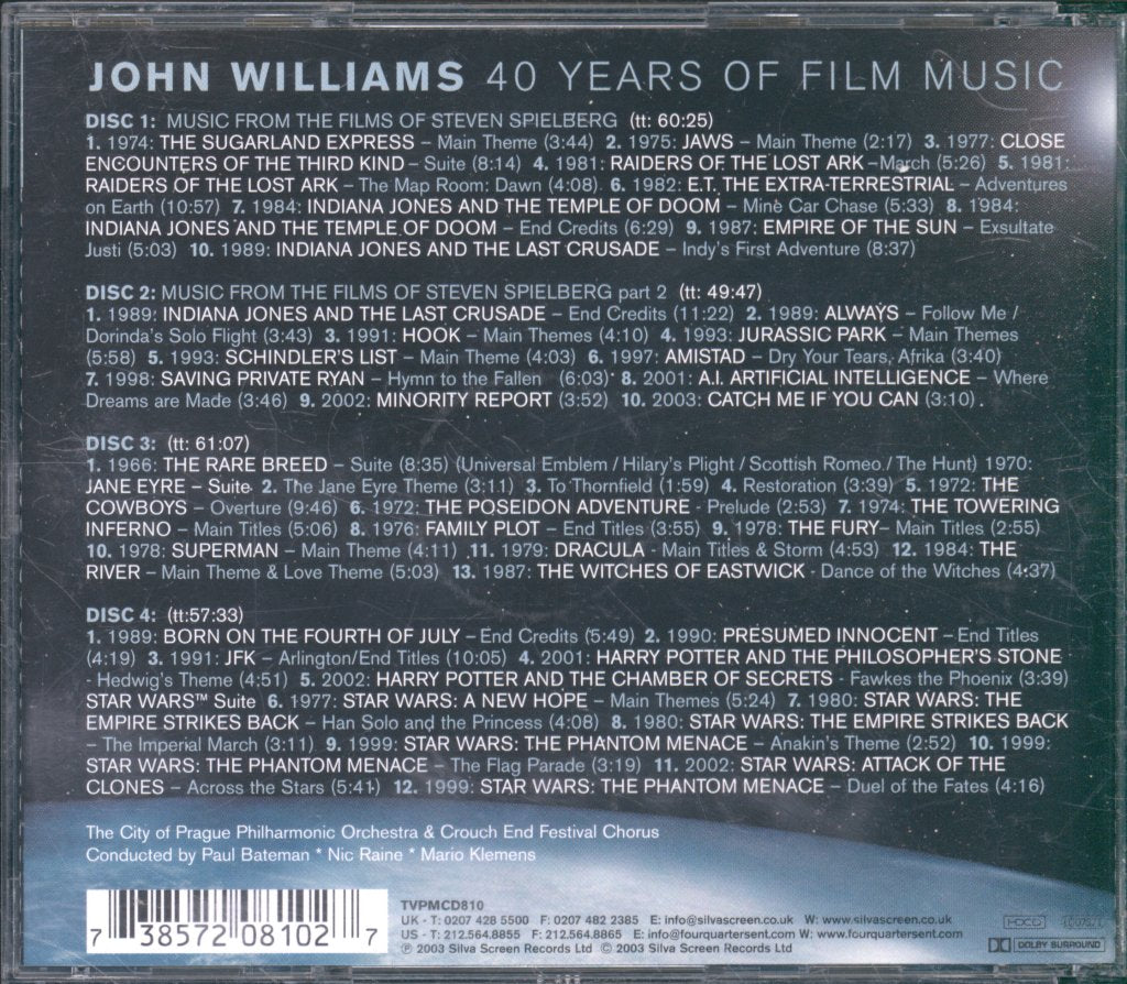 City Of Prague Philharmonic Orchestra, Mario Klemens - Music Of John Williams (40 Years Of Film Music) - Cd Set