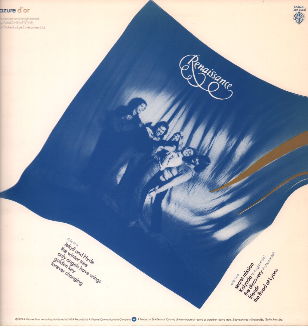 Renaissance (Rock/Prog Group) - Azure D'or - Lp