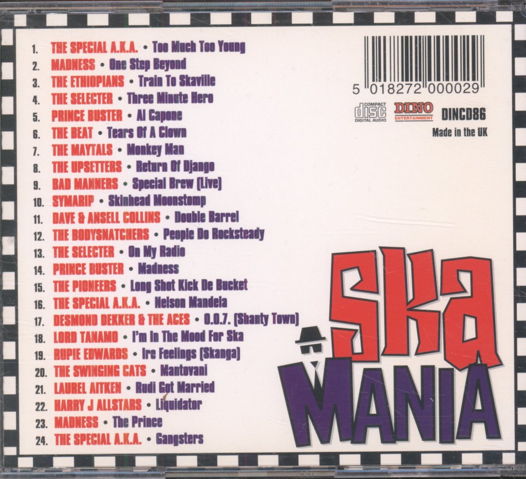 Various Artists - Ska Mania - Cd