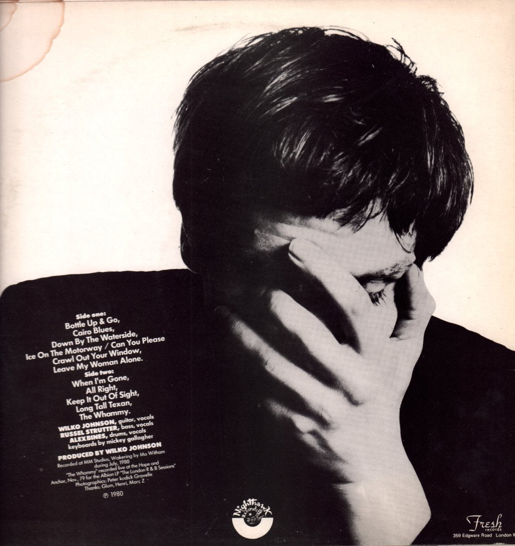 Wilko Johnson - Ice On The Motorway - Lp