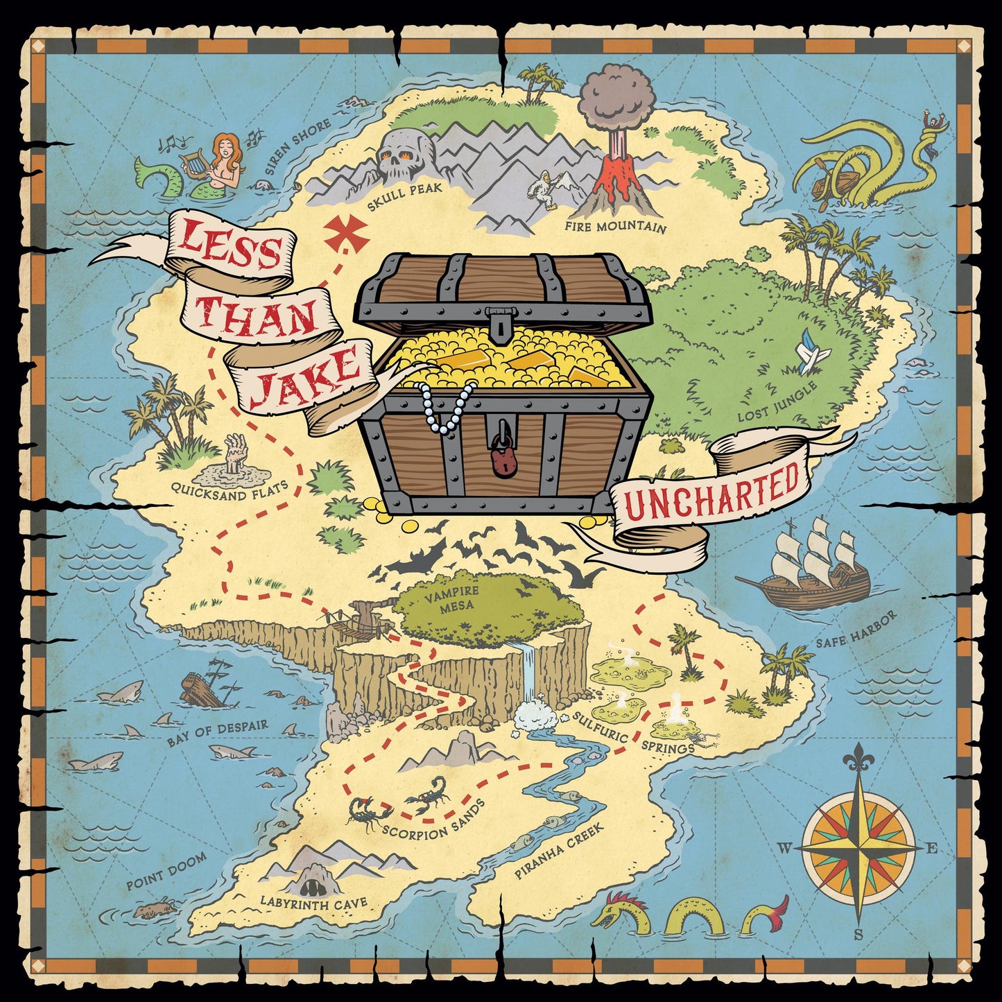 Less Than Jake - Uncharted - 12 Inch