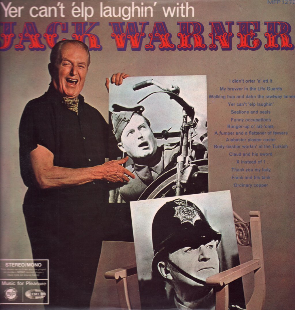 Jack Warner - Yer Can't Elp Laughin' With - Lp