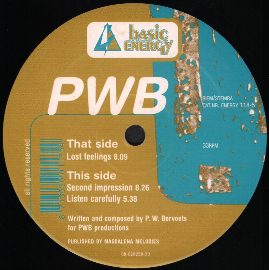 PWB - Lost Feelings - 12 Inch