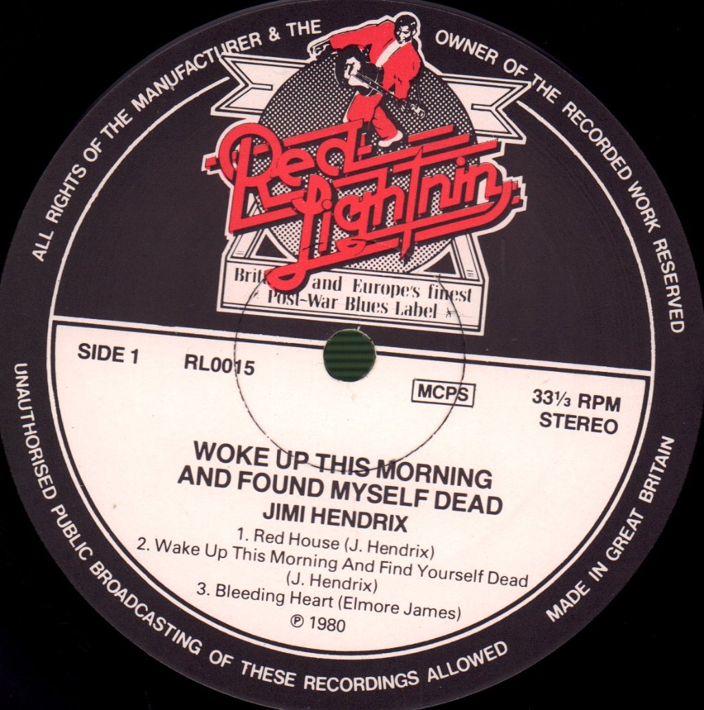 Jimi Hendrix - Woke Up This Morning And Found Myself Dead - Lp