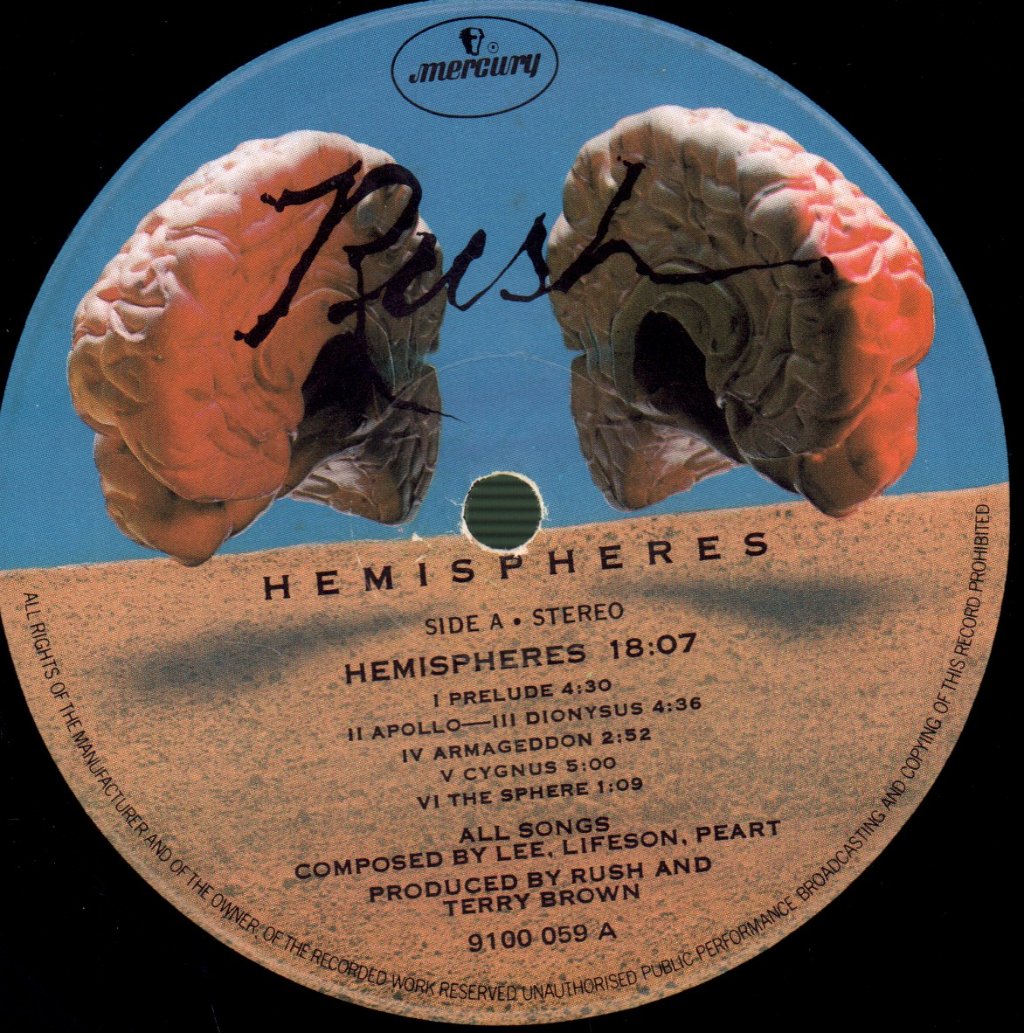 Rush - Hemispheres - Lp