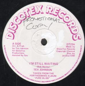 Tex Johnson - I'm Still Waiting - 12 Inch