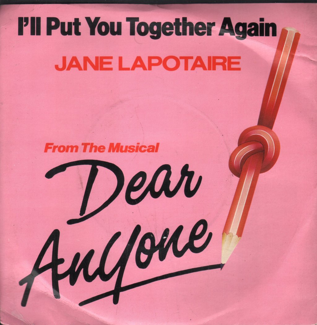 Jane Lapotaire - I'll Put You Together Again - 7 Inch