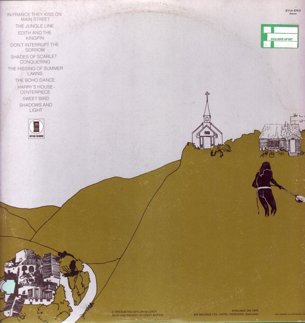 Joni Mitchell - Hissing Of Summer Lawns - Lp
