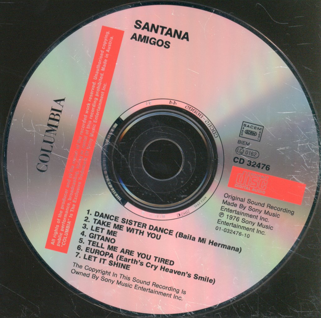 Santana - Amigos - Cd