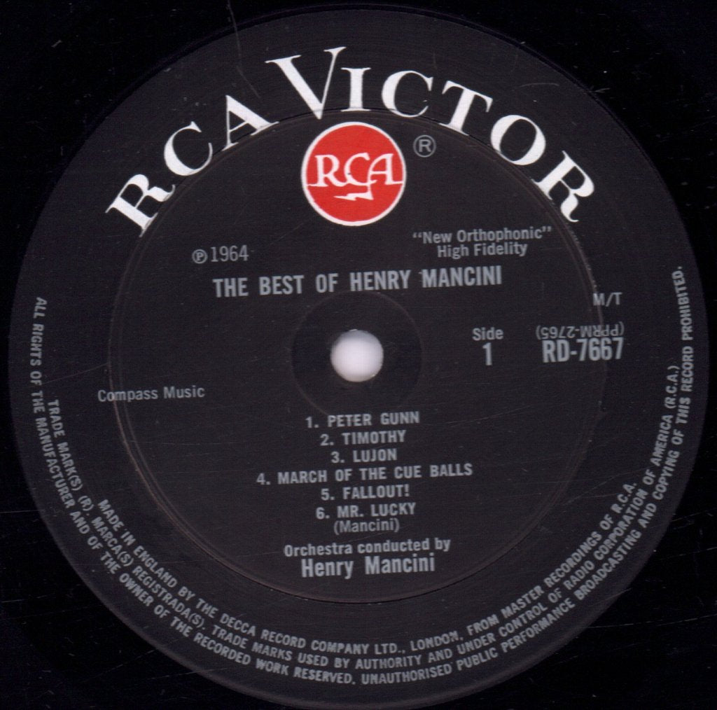 Henry Mancini - Best Of - Lp