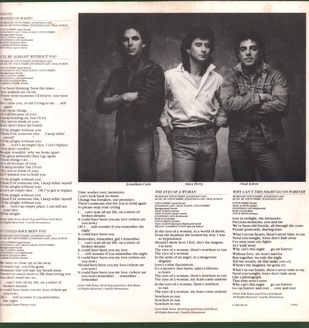 Journey - Raised On Radio - Lp