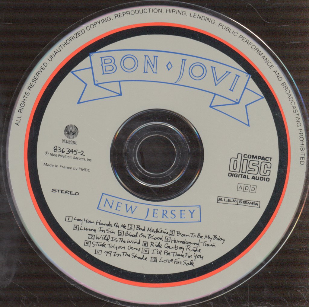Bon Jovi - New Jersey - Cd