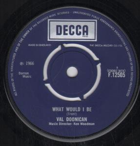 Val Doonican - What Would I Be - 7 Inch