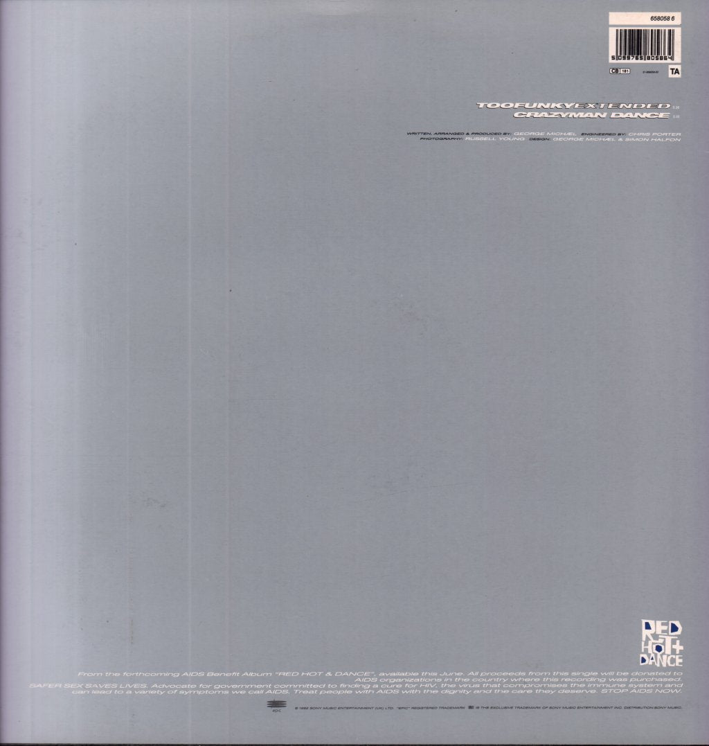 George Michael - Too Funky - 12 Inch