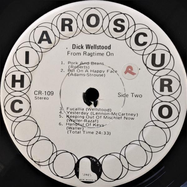 Dick Wellstood - From Ragtime On - Lp