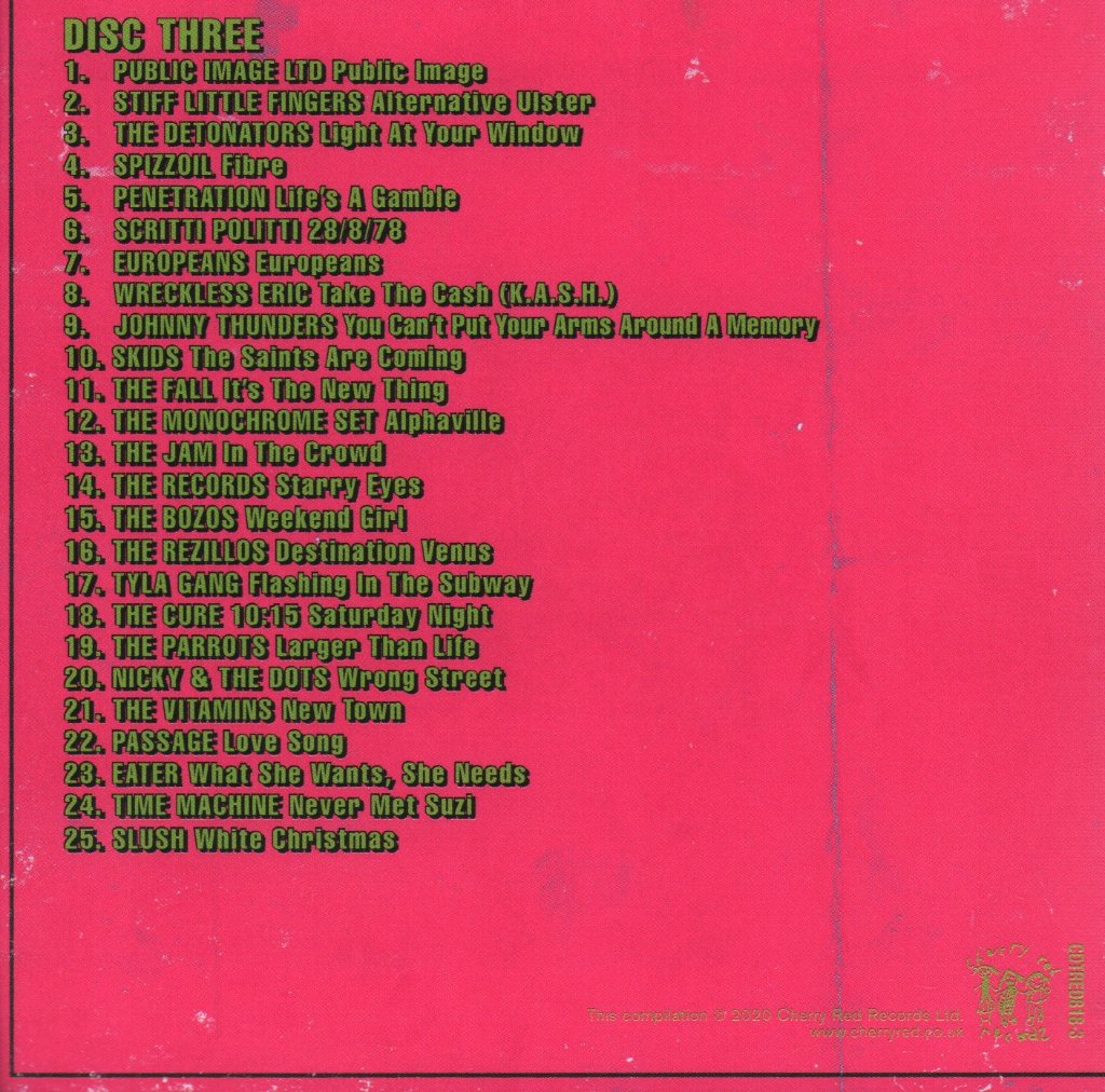 Various Artists - 1978: The Year The UK Turned Day-Glo - Triple Cd