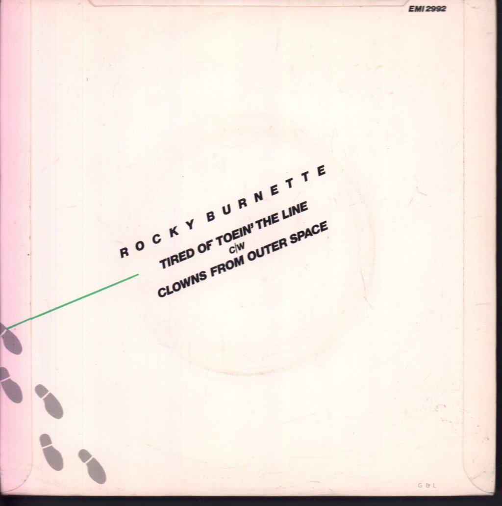 Rocky Burnette - Tired Of Toein The Line - 7 Inch
