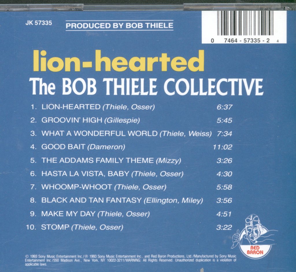 Bob Thiele Collective - Lion-Hearted - Cd
