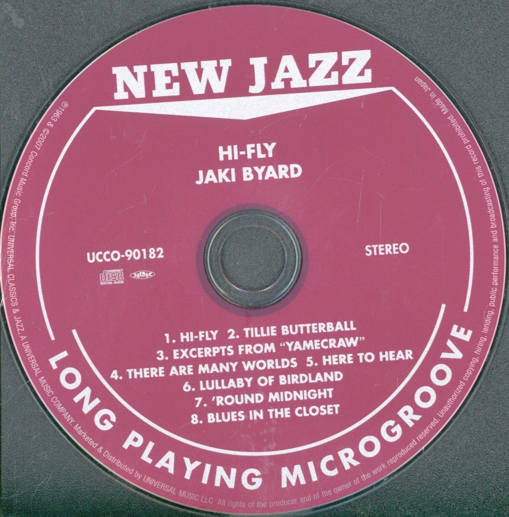 Jaki Byard - Hi-Fly - Cd