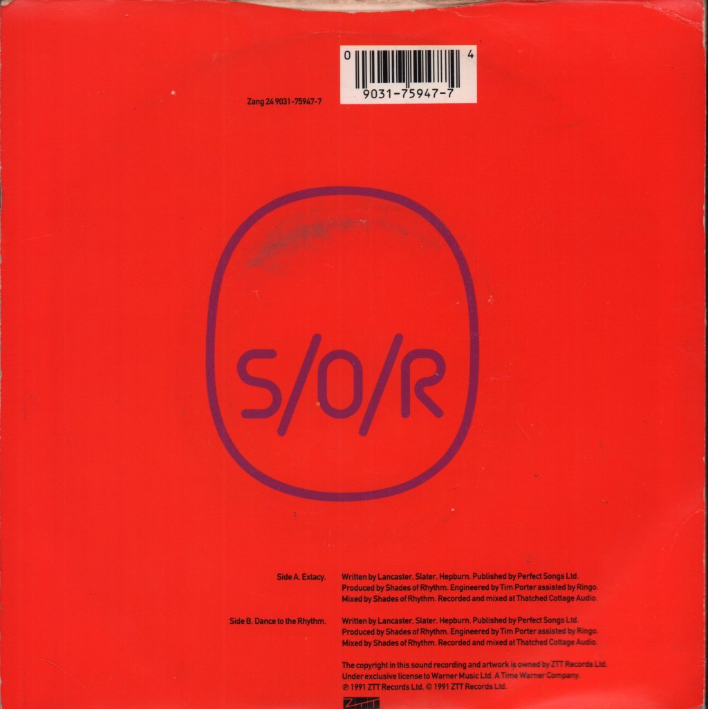 Shades Of Rhythm - Extacy - 7 Inch