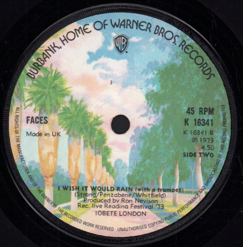 Faces - Pool Hall Richard - 7 Inch