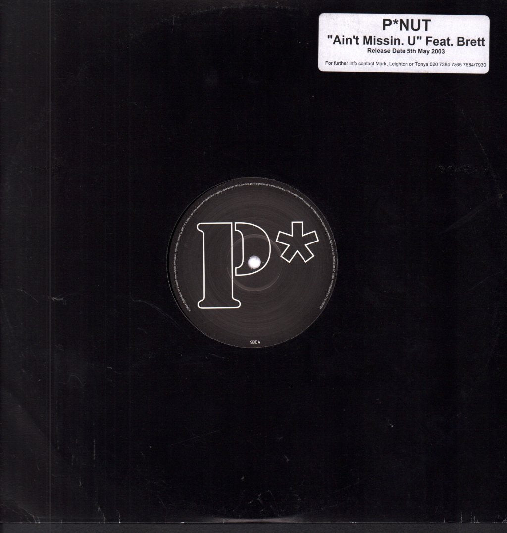 P*Nut - Ain't Missing You - 12 Inch