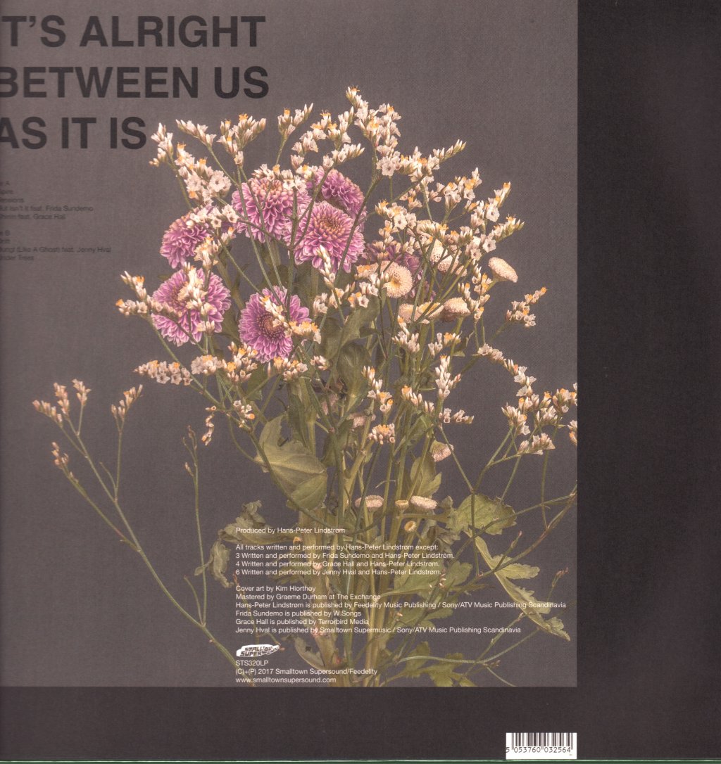 Lindstrøm - It's Alright Between Us As It Is - Lp