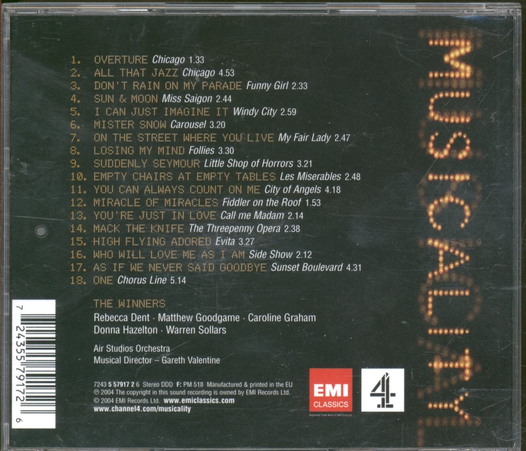 Various Artists - Musicality - The Winners' Album - Cd