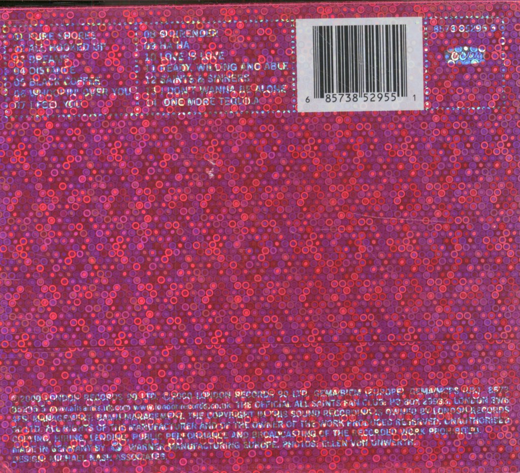 All Saints - Saints & Sinners - Cd