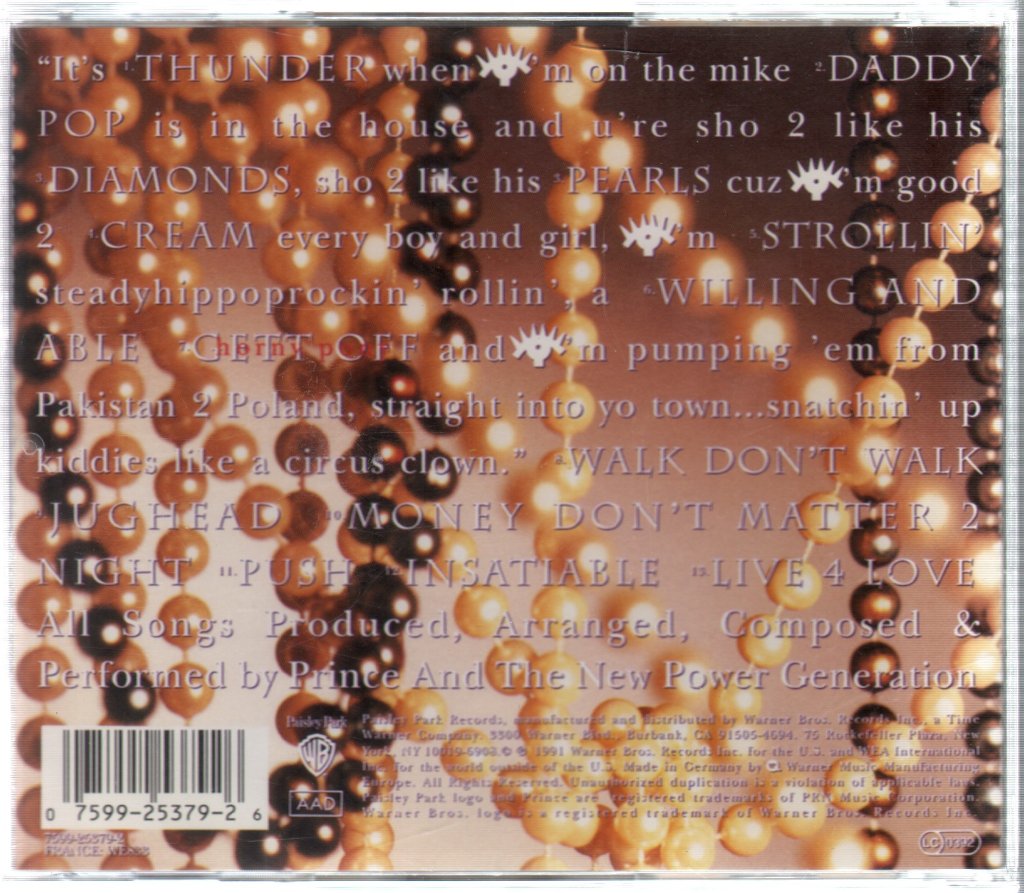 Prince - Diamonds And Pearls - Cd