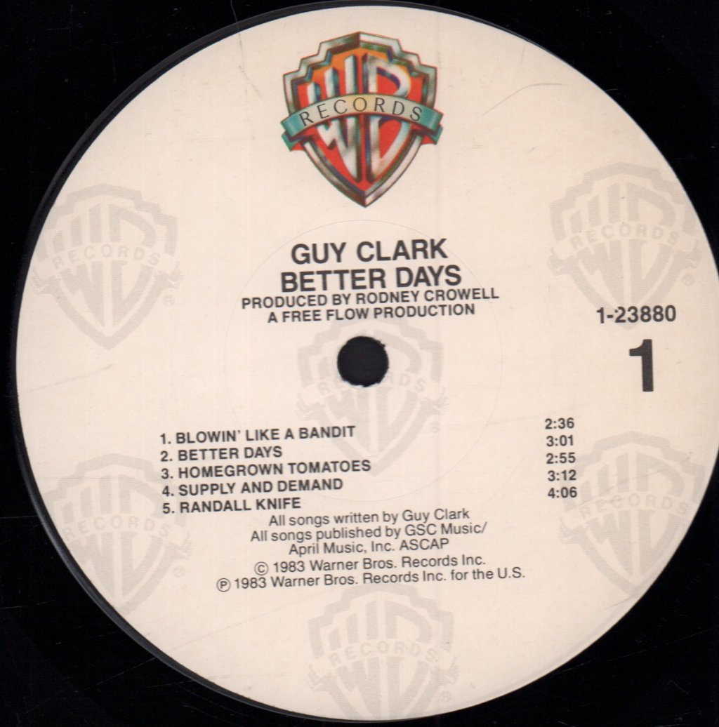 Guy Clark - Better Days - Lp