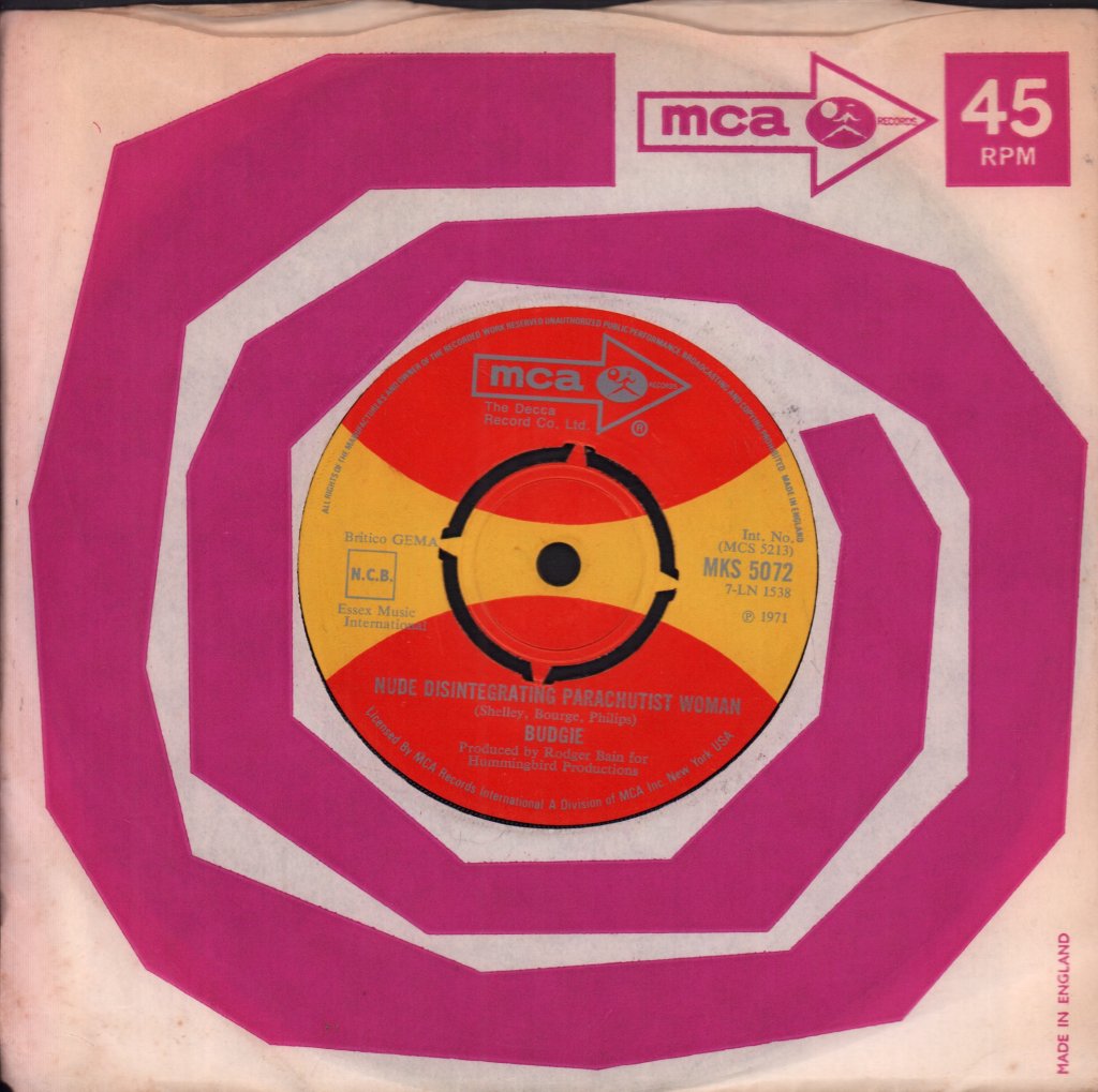 Budgie - Crash Course In Brain Surgery - 7 Inch
