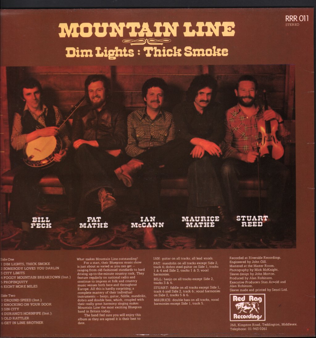 Mountain Line - Dim Lights Thick Smoke - Lp