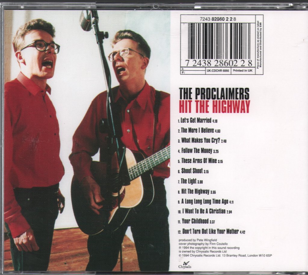 Proclaimers - Hit The Highway - Cd