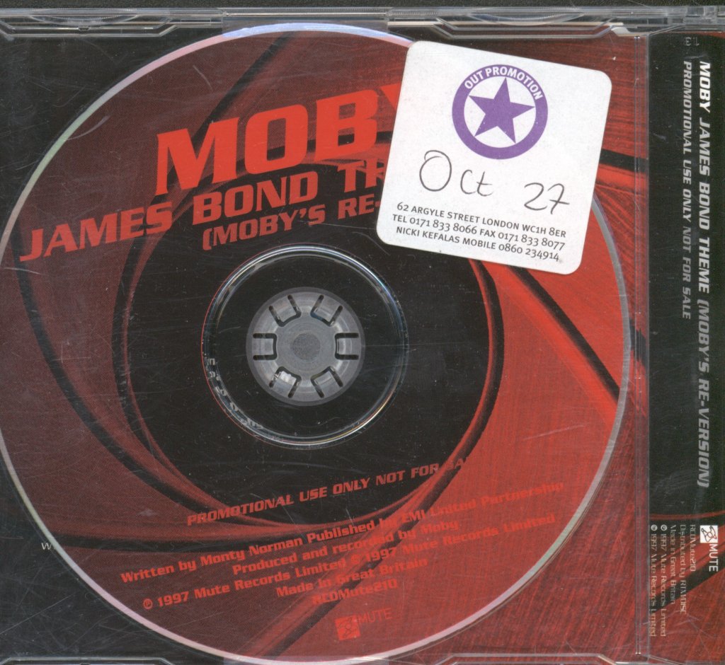 Moby - James Bond Theme - Cd