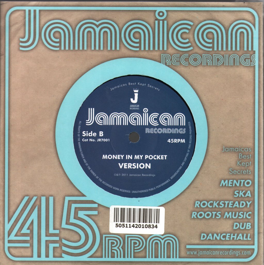 Dennis Brown - Money In My Pocket - 7 Inch