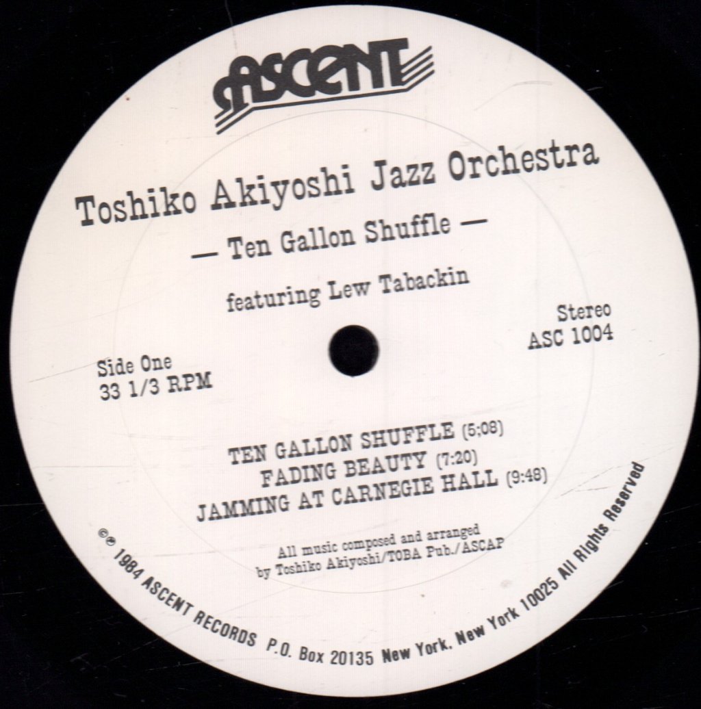 Toshiko Akiyoshi Jazz Orchestra Featuring Lew Tabackin - Ten Gallon Shuffle - Lp