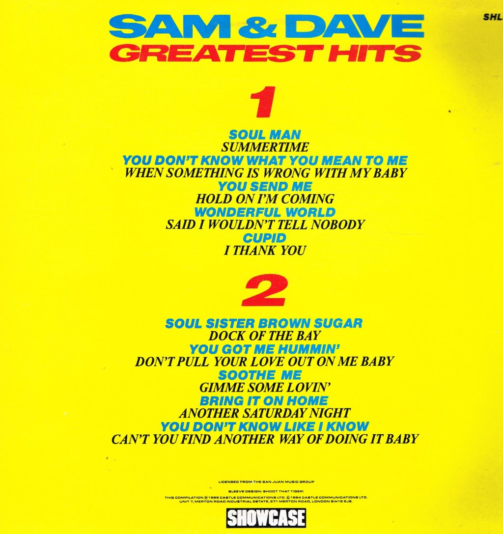 Sam And Dave - Greatest Hits - Lp