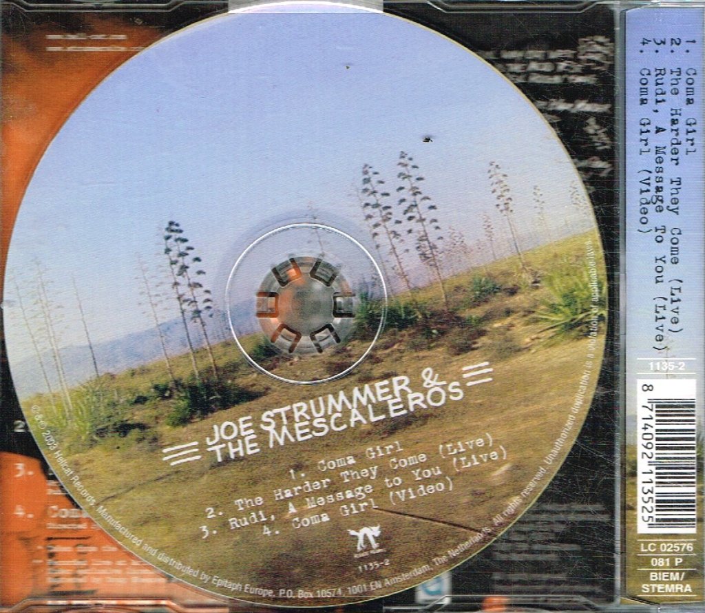 Joe Strummer And The Mescaleros - Coma Girl - Cd