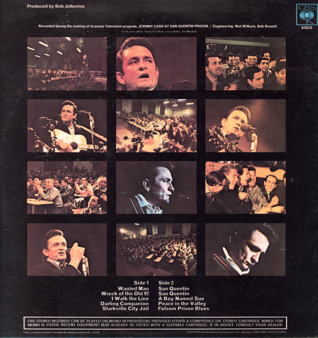 Johnny Cash - At San Quentin - Lp