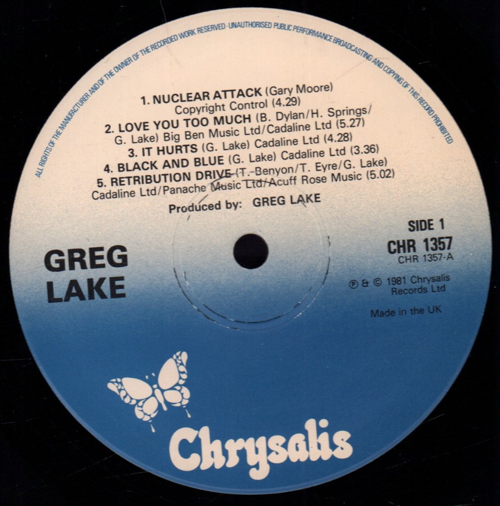 Greg Lake - Greg Lake - Lp