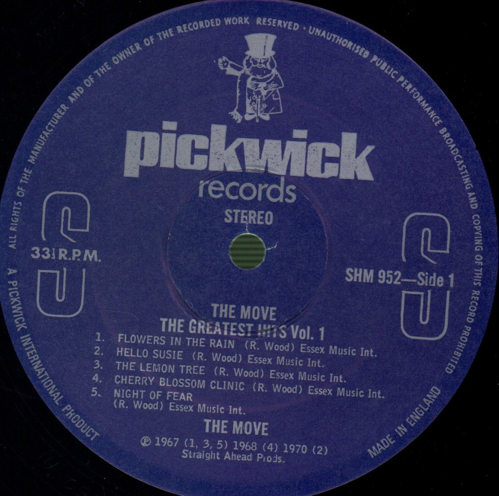 Move - Greatest Hits Vol 1 - Lp