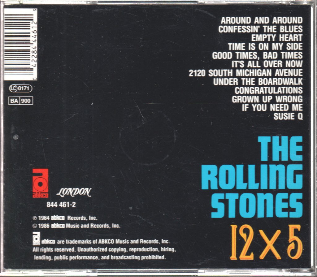 Rolling Stones - 12X5 - Cd