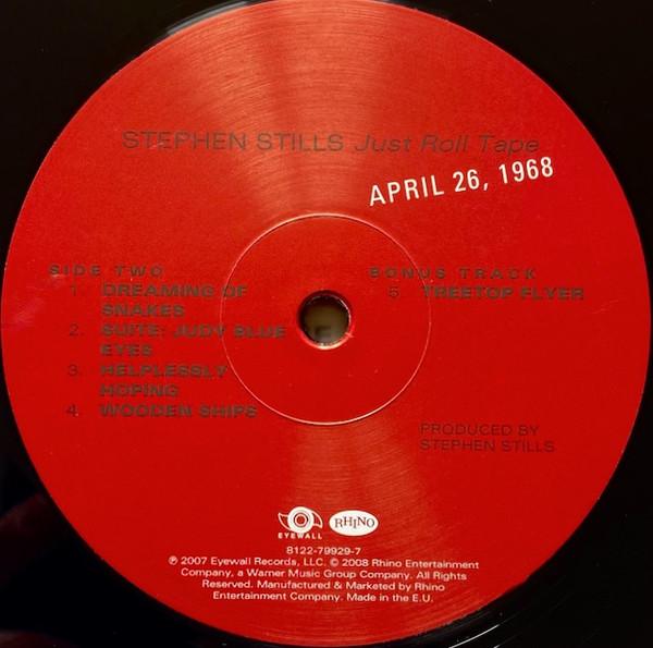 Stephen Stills - Just Roll Tape April 26 1968 - Lp