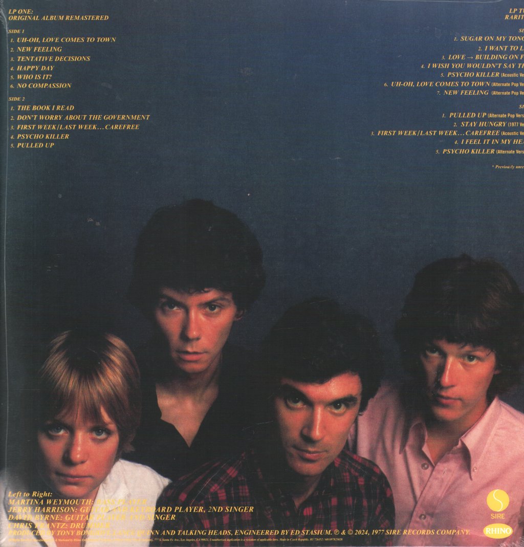 Talking Heads - Talking Heads: 77 - Double Lp